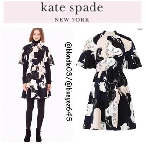 Kate Spade “Stallions” Crepe Dress 2
